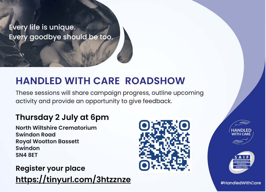SIF Handled With Care Roadshow event promotion graphic for Thursday 2 July 2026